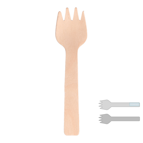 Wood Spoon Fork